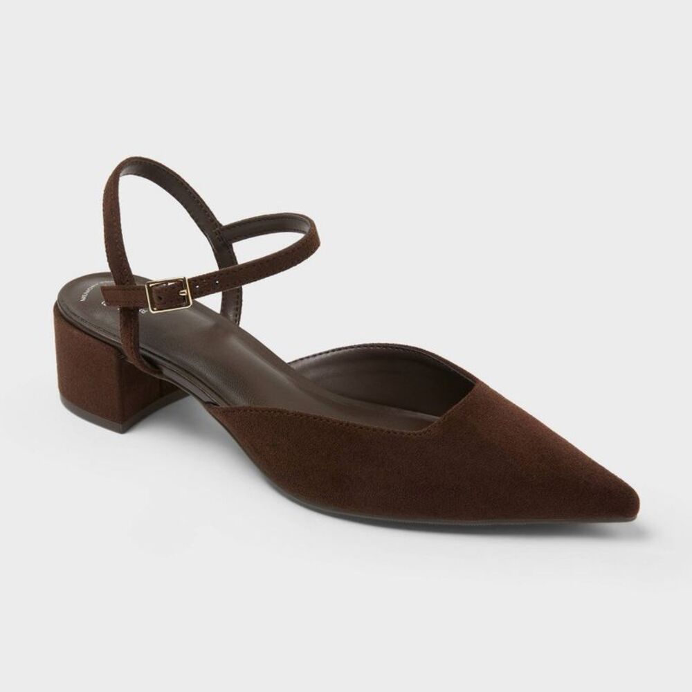 Women's Jessa Heels - A New Day Chocolate 8.5